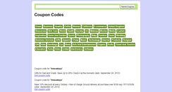 Desktop Screenshot of couponcode2.com